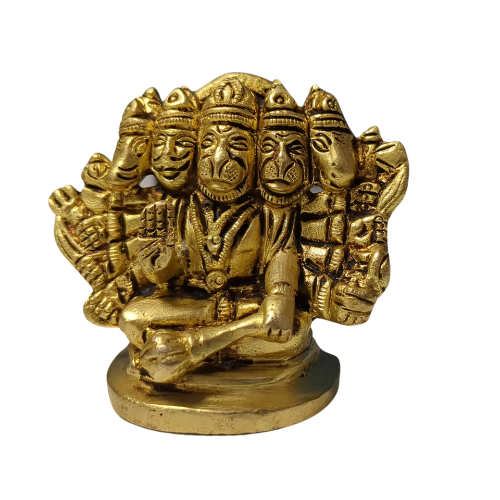 Panchmukhi Hanuman Ashtadhatu Handicraft Art